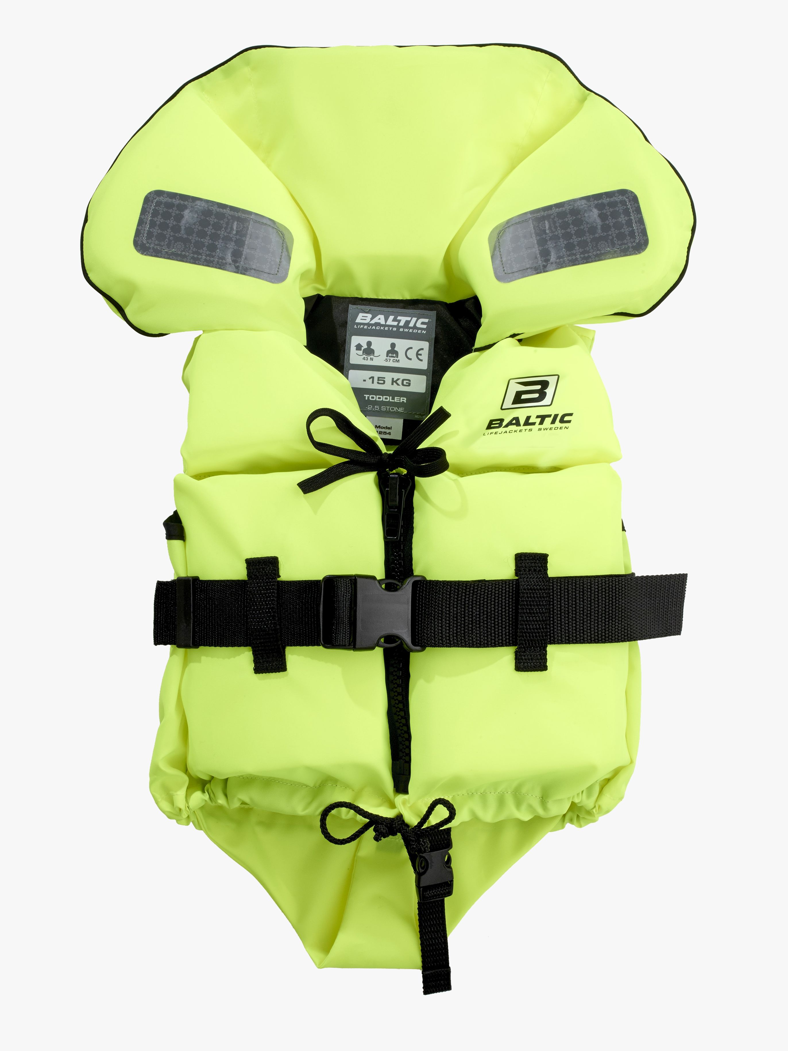 Baltic Flytväst Split Front UV-gul 3-15kg